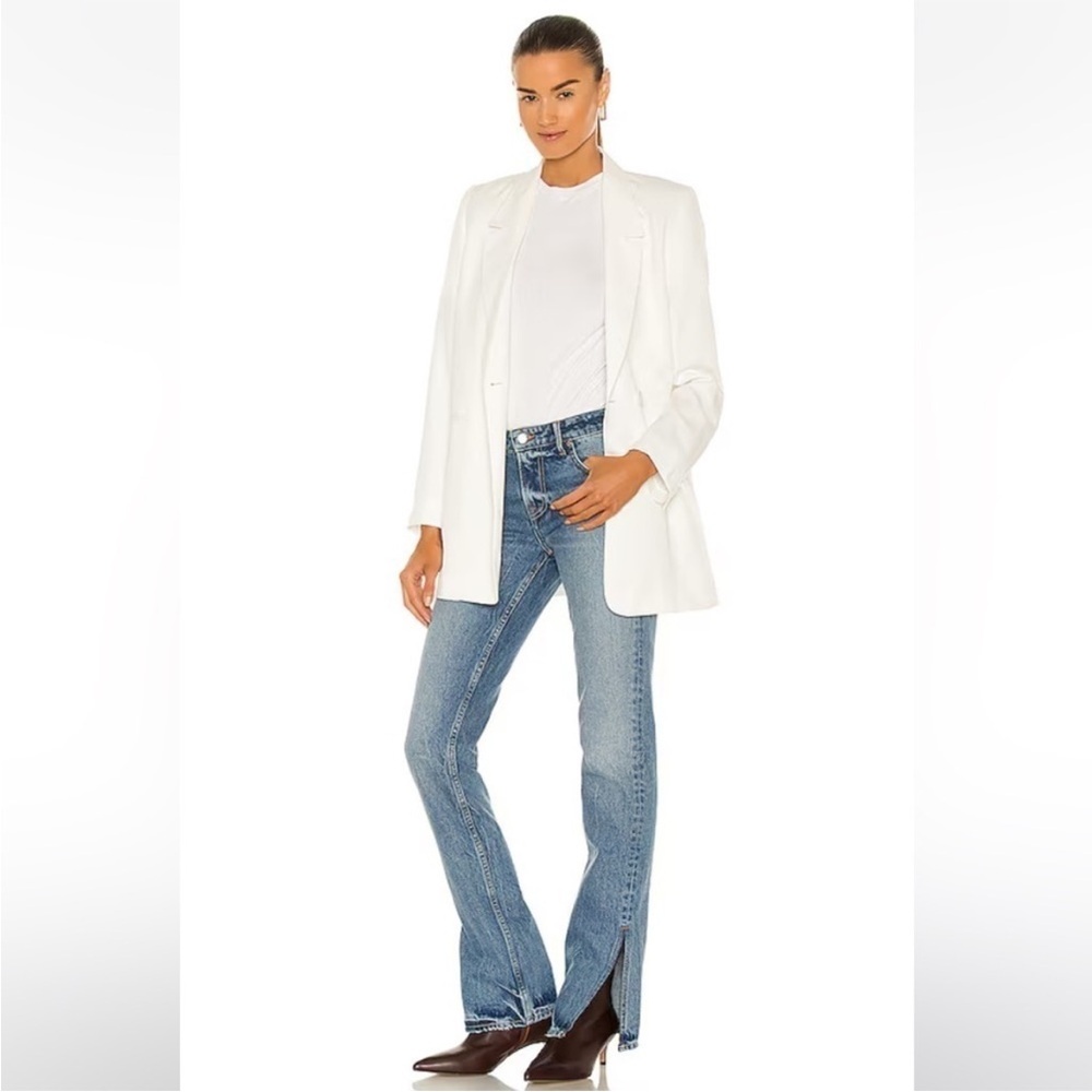 GRLFRND JEANS The Hailey Low Rise Slim Boot with Slit Size 27